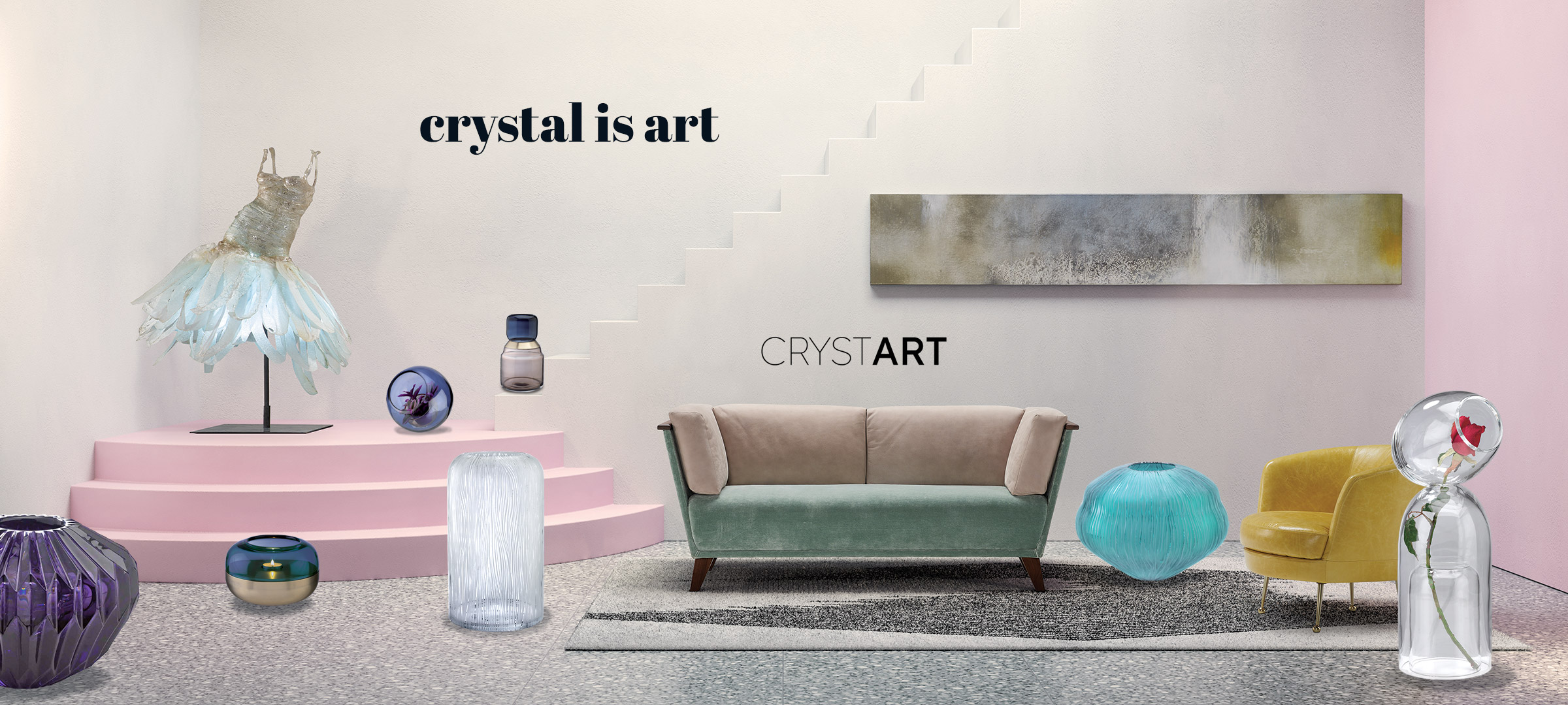crystart crystal design italy