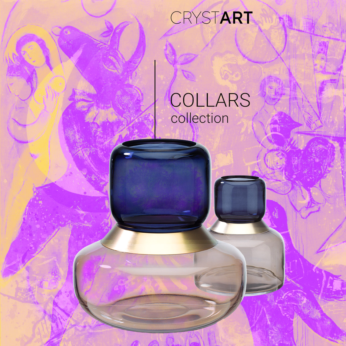 collars collection crystart