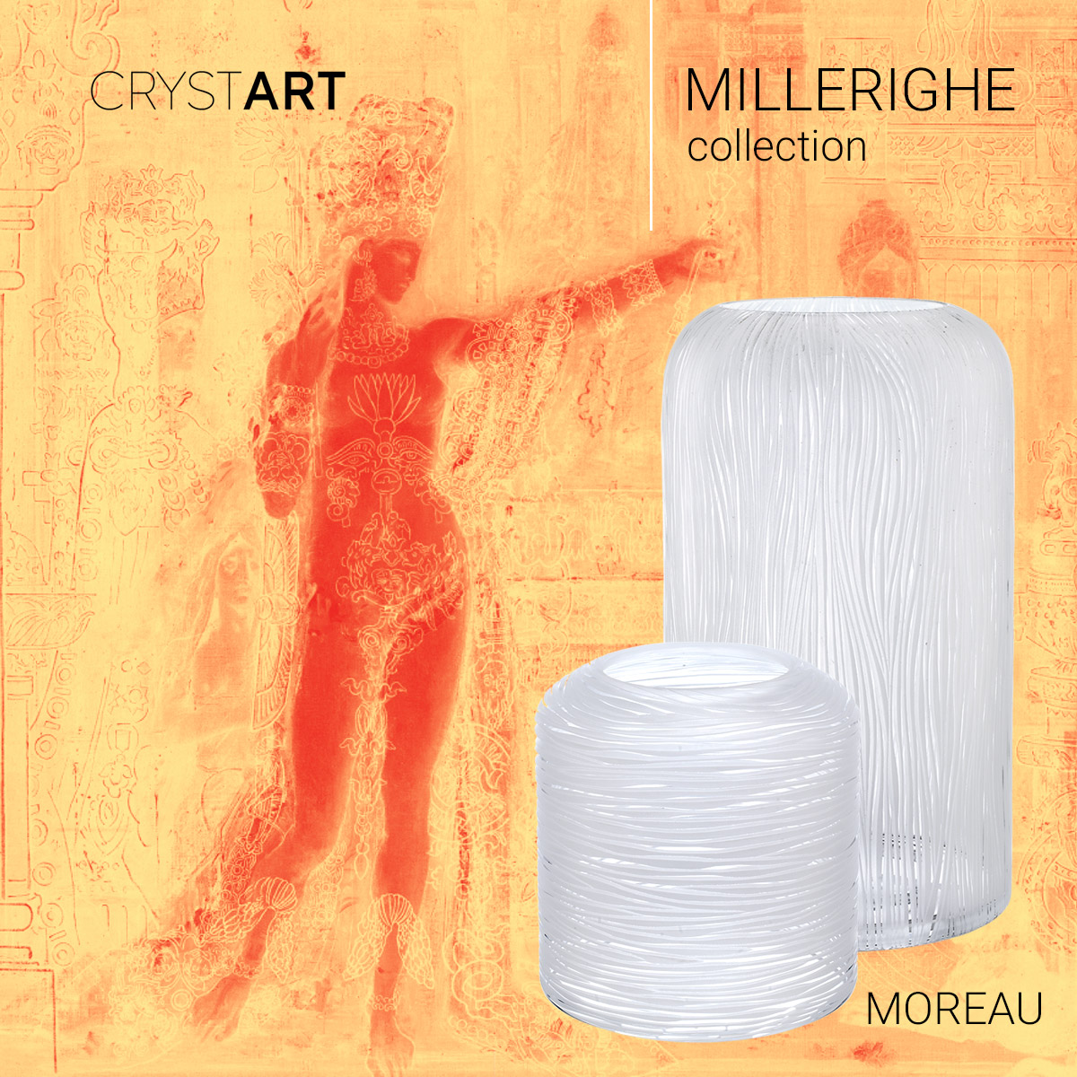 millerighe clear crystal vase crystart